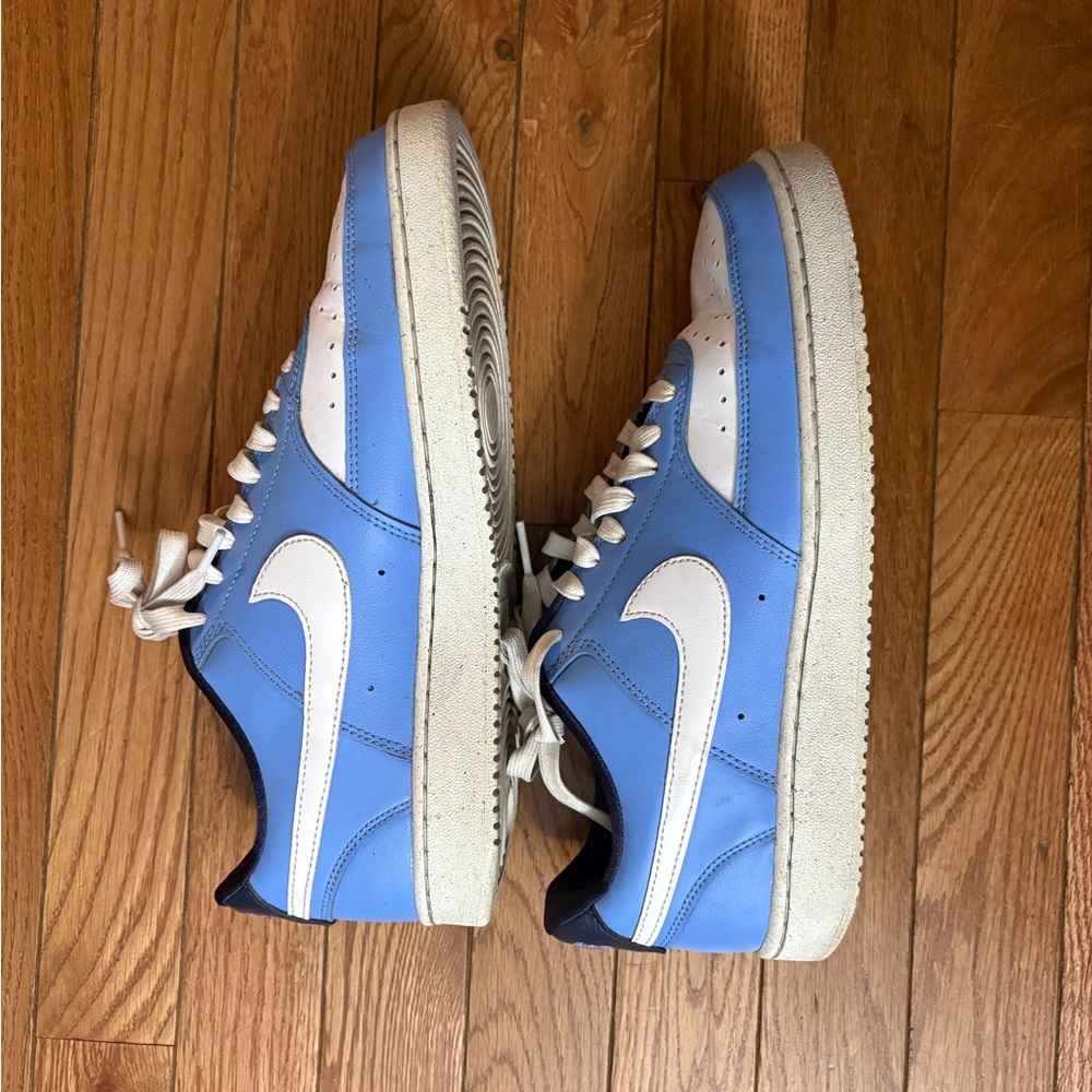 Nike Blue and White Dunk Low Sneakers - Picture 2 of 3